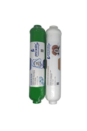 Pera Water Tüm Su Arıtma Cihazlarına Uygun Alkali+hindistan Cevizi Tatlandırıcı Filtre