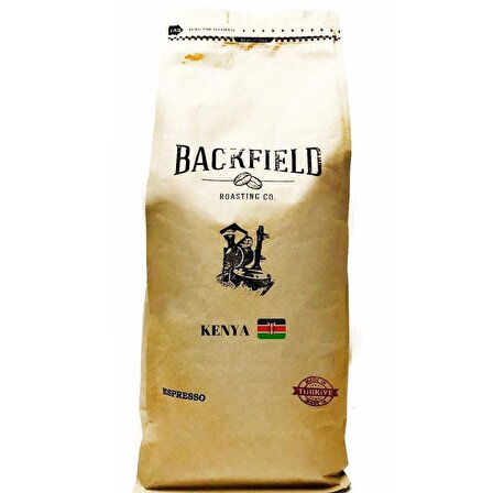 Backfield Roasting Co. Kenya Natural Grade Çekirdek Kahve 1000 gr