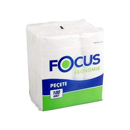 Focus Optimum Beyaz Kare Servis Peçete / 32 Adet 100'lü Paket / 22.5 x 26.5 Cm. - Koli