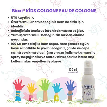 Bioxi® Kids Cologne Eau De Cologne 100 ml