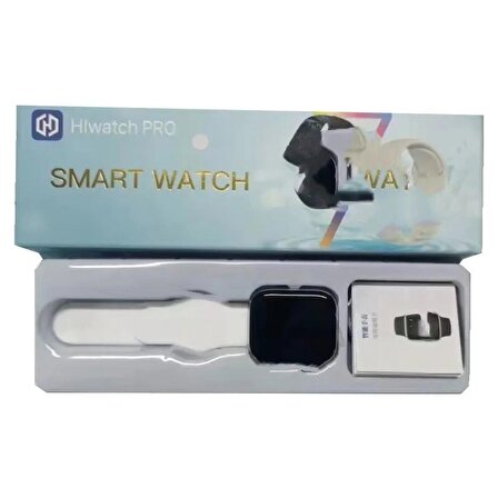 HIWATCH PRO T700S 45MM 1.8 Inç Bluetooth Akıllı Saat Beyaz
