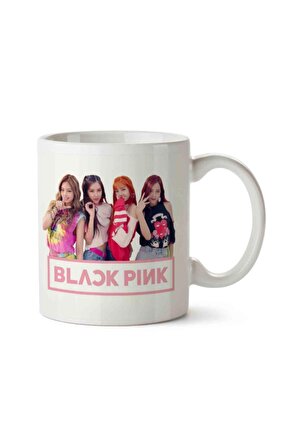 Black Pink Logo Blackpink Porselen Kupa Bardak