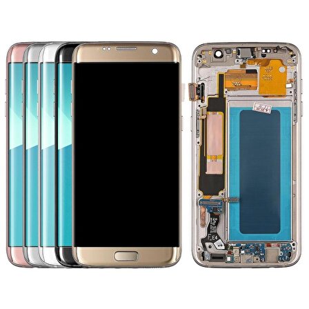 Samsung Galaxy S7 Edge G935F ile Uyumlu Oled Ekran Dokunmatik