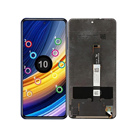 Xiaomi Poco X3 Pro ile Uyumlu Lcd Ekran Dokunmatik