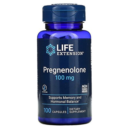 Life Extension Pregnenolone 100 mg 100 Kapsül