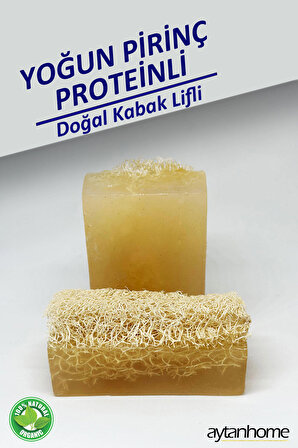 Yoğun Pirinç Proteinli Kabak lifli Cilt Bakım Sabunu (yüz Aydınlatma Etkili)