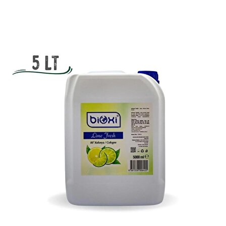 Bioxi® Lime Fresh 80° Kolonya 5 LT