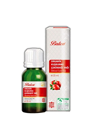 Balen Organik Kuşburnu Çekirdeği Yağı 20 Ml