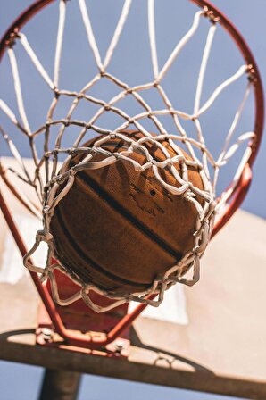 Beyaz Basket Ağı/ Basket Filesi Floş Ip 3mm 1 adet Dayanıklı Şık Üreticiden direkt