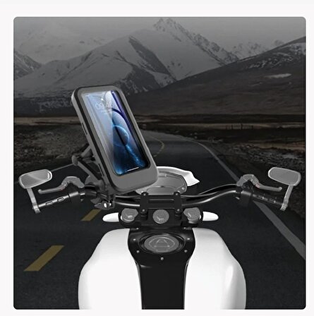 Portatif Universal Motosiklet Bisiklet Su Geçirmez Telefon Tutucu