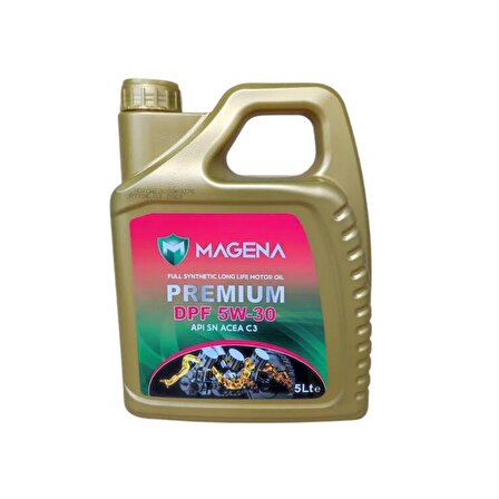 Magena Premium DPF 5W/30 5 Litre Motor Yağı