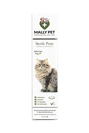 Kısırlaştırılmış Kedilere Özel Bağışıklılık Destekleyici Ve Tüy Yumağı Önleyici Steril Malt Macunu