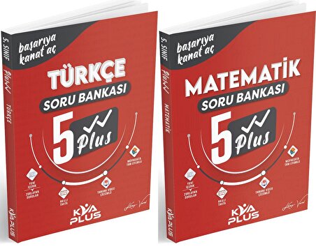 Kva 5. Sınıf Türkçe + Matematik Plus Soru Seti 2 Kitap 2023