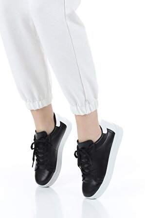 kadın sneaker bağcıklı rahat spor ayakkabı