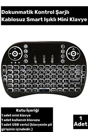 Kablosuz Mini Klavye Mouse Tablet Ps3 Kullanım