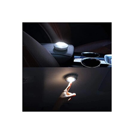 Mobgift 6ADET LED Dokunmatik Lamba, Gece Lambası Kendinden Yapışkanlı, Dolap Altı LED Gece Lambası, Pille Çalışan Gece Lambası, Kablosuz Dokunmatik Işık, Dolap, Gardırop, Yatak Odası, Mutfak, Araba Için