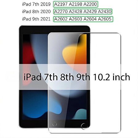 Apple iPad 7. Nesil (2019) 10.2" inç Tablet Nano Kırılmaz Ekran Koruyucu