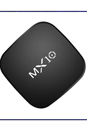 MX10 1/8 Gb 4k Android Tv Box Medya Oynatıcı Android 7,1