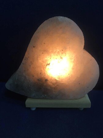 Tuz Lambası Çankırı Kaya Tuzu Kalp Modeli