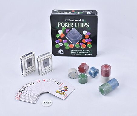 Poker Çip Poker Oyun Seti