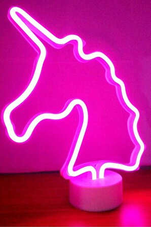 Neon Unicorn Tasarımlı Led Işık