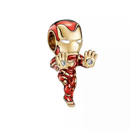 Gümüş s925 Damgalı The Avengers Iron Man Charm