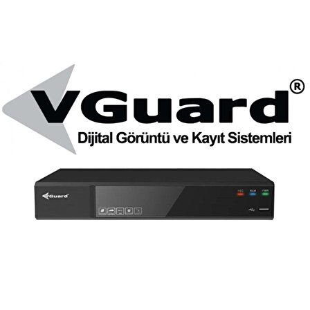 Vguard VG-16C1A-LRU 16 Kanal 1080P H.265+ 1 Disk 5in1 Sesli Hibrit Kayıt Cihazı