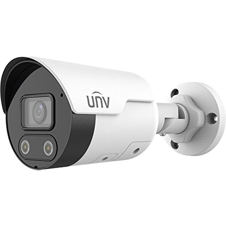 Uniview IPC2122LE-ADF40KMC-WL 2mp 4mm Sabit Lens Dahili Sesli Colorhunte Ir Bullet Güvenlik Kamerası