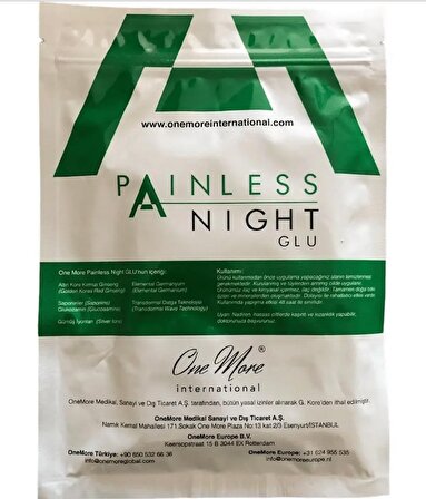 onemore painless ağrı bandı 25li paket