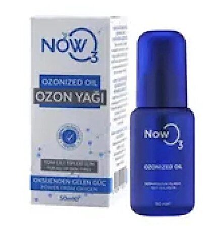 NOWO3 Blue Ozonized Oil-Ozonyağı 50 ml Aktif Oksijen