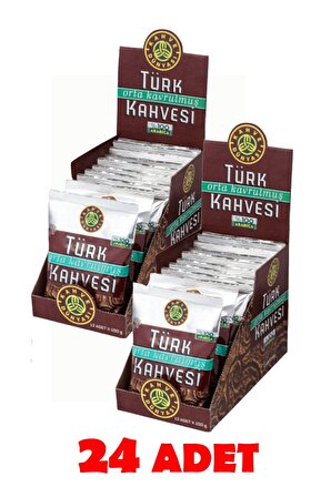 Kahve Dünyası Orta Kavrulmuş Türk Kahvesi 100 gr 24 Adet