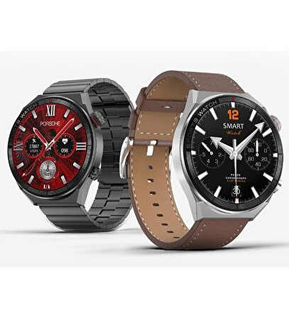 Smart Watch Ips Tam Hd Ekran Dt3 Mate Sesli Asistan Nfc Bluetooth Akıllı Saat Yeni Nesil Çift Kordon