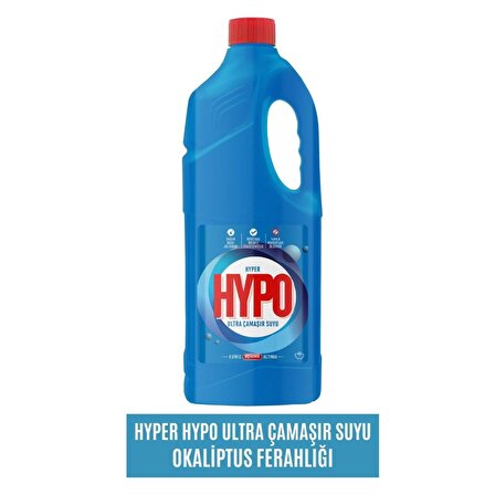 Hyper Hypo Ultra Okaliptus Ferahlığı Normal Sıvı Çamaşır Suyu 3 kg