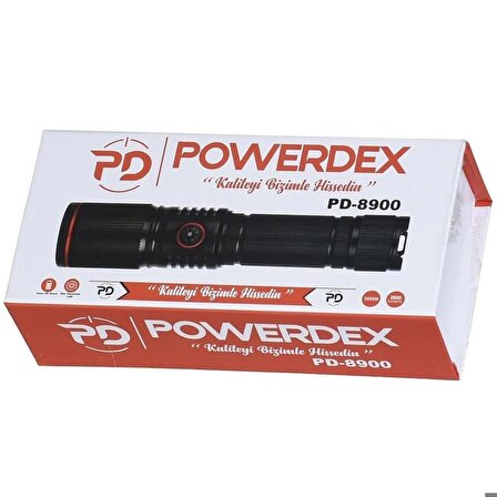 Powerdex PD-8900 Taktik Şarjlı Avcı Feneri