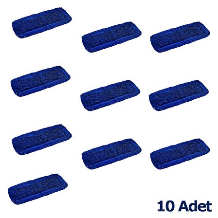 Ekol Orlon Nemli Palet Tablet Mop - Mavi - 60 Cm. - 10 Adet