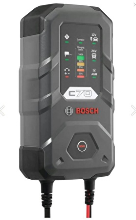 Bosch C70 Akü Şarj Cihazı 12/24V