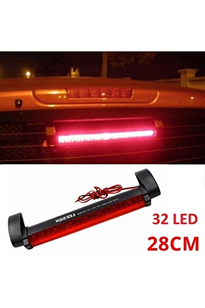 3.led Fren Stop Lambası 32 Ledli 28 Cm - Cam Içi Stop Lambası 32 Ledli Uyumlu