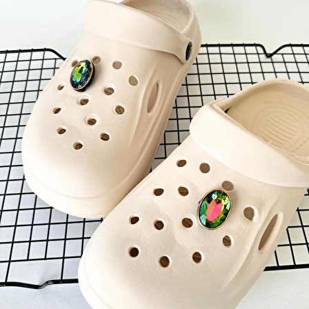 Crocs Terlik Uyumlu 2'li Oval Aksesuar