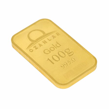 100 Gr OZANLAR Külçe Altın