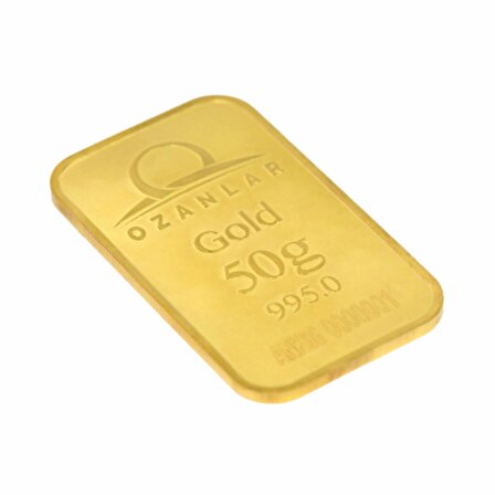 50 Gr OZANLAR Külçe Altın