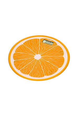 Tf-1054 Dijital Temperli Cam Baskül Portakal Ve Limon Desenli