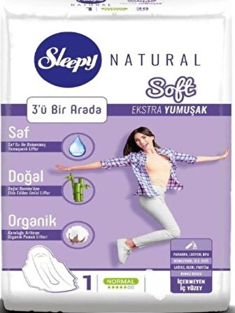 Sleepy Natural Soft Normal Hijyenik Ped 26 Adet