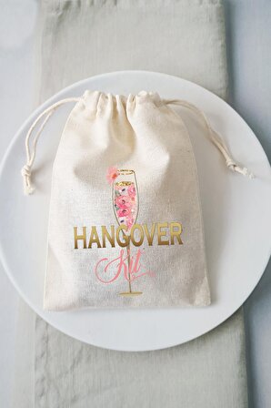 Hangover Kit Kesesi -10 Adet Şampanya Kadehi Konsept