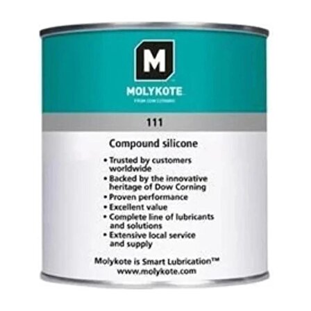 Molykote 111 Compound Silikonlu Gres 1 kg Gres Yağı