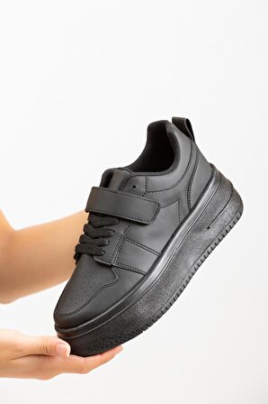 Şık Günlük Kadın Spor Ayakkabı Yüksek Taban 6 Cm Rahat Hafif Sneaker