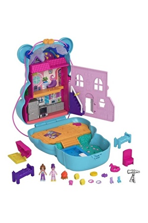 Polly Pocket Teddy Bear Purse Gkj63 Hgc39 Lisanslı Ürün