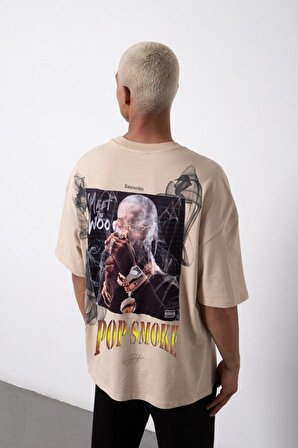 Pop Smoke Baskılı T-shirt