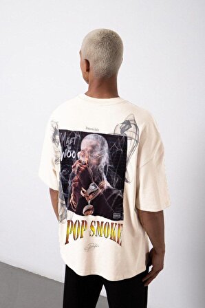 Pop Smoke Baskılı T-shirt