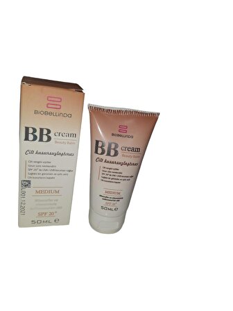 Biobellinda Bb Cream Medium 50 Ml | Cilt Kusursuzlaştırıcı Kapatıcı