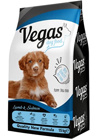 Vegas Kuzu Etli Ve Somonlu Yavru Köpek Maması 15 Kg